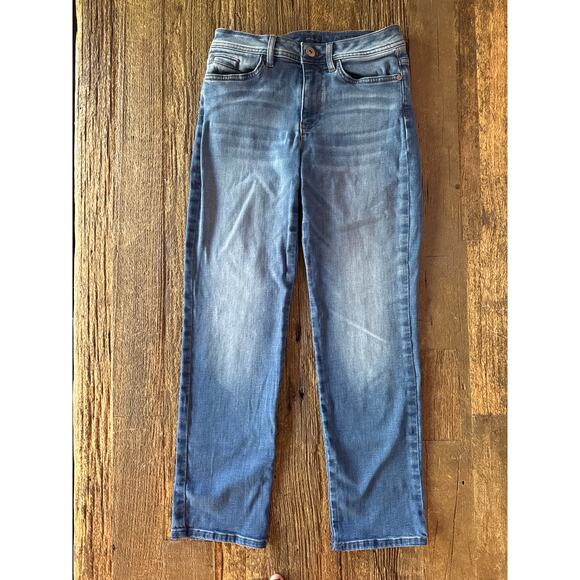 J. Jill Denim High-Rise Straight-Leg Ankle Jeans - Picture 1 of 8